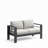 2-seat Outdoor Sofa with Cushions-129512437-129512439