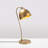 Glamorous Metal Table Lamp, Gold Finish, 9.8 x 9.8 x 21.3 inches | E14 Socket, Max 40W | Stylish Design with 6.7-inch Base Plate | Perfect for Living Room, Bedroom, or Office Decor | IP20 Rated, Elegant Lighting Solution for Any Space-1437032399