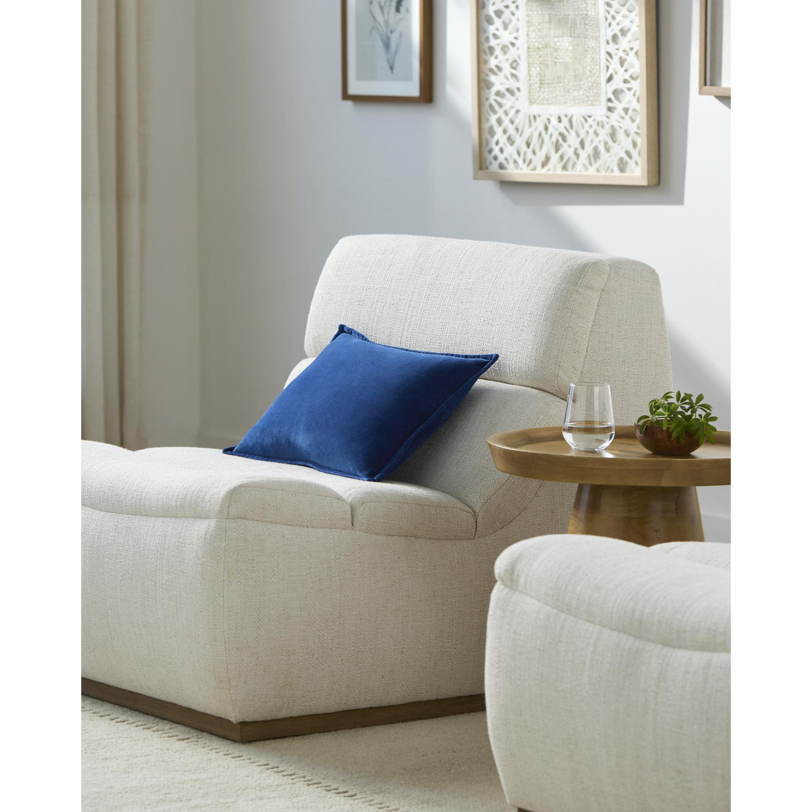 Norwin Cotton Pillow Cover, Pillow Cover Only - No Insert, Rectangle 13"H x 19"W, Royal Blue