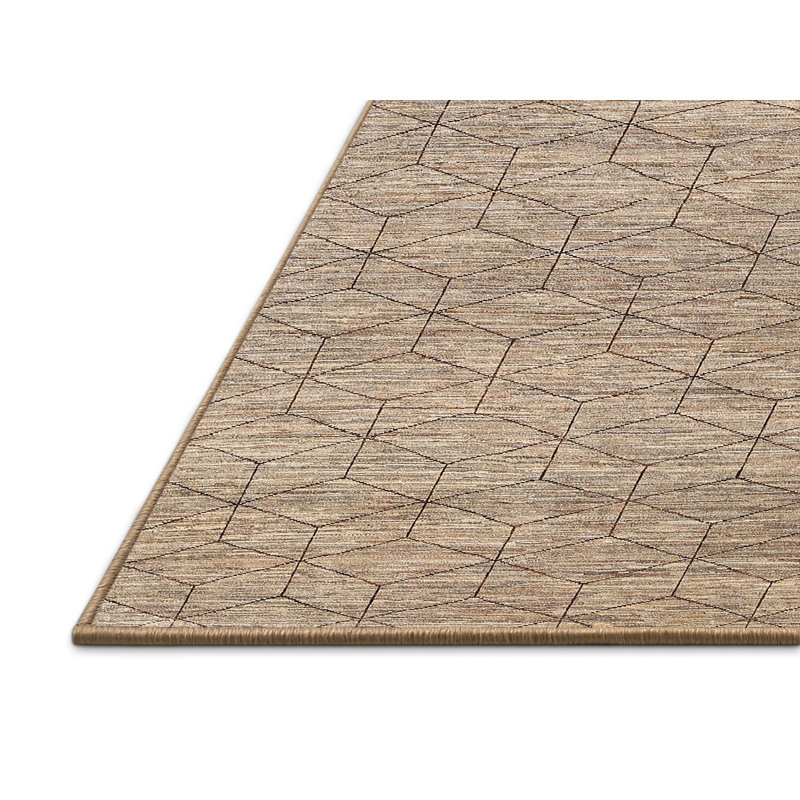 Tapis contemporain gris, Rectangle 5 pi x 7 pi