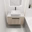 Ensemble de meuble-lavabo mural 30 po avec lavabo en céramique 30 po