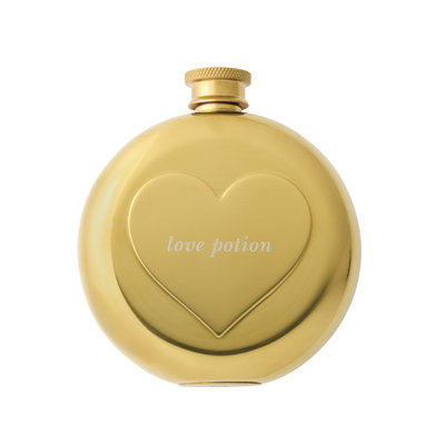 Gold Stainless Steel Flask Set