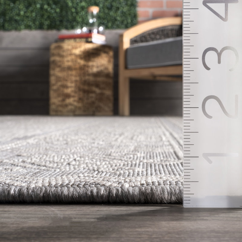Southwestern Indoor / Outdoor Rug, Rectangle 5' x 8'