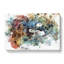 Nesting Atlantic Puffins In Abstract - Wrapped Canvas-55311584
