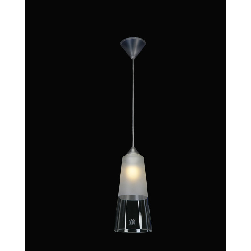 Cone 1 - Light Polished Chrome Plated Cone Pendant