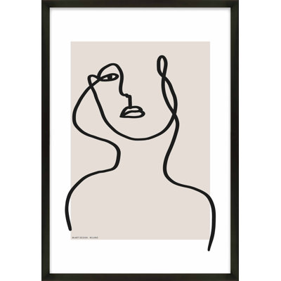 «Figure and Form 3» par Romina Gadler - Art mural encadré