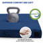 Matelas de camping en mousse à mémoire de forme Certipur-US - Tapis de couchage portable pour adultes-126484434-126484437