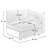 Chenille Upholstered Sofa [RSF-Right Side Facing]-200318783