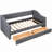 Stylish Upholstered Daybed with Two Convenient Drawers and Reliable Wood Slat Support System