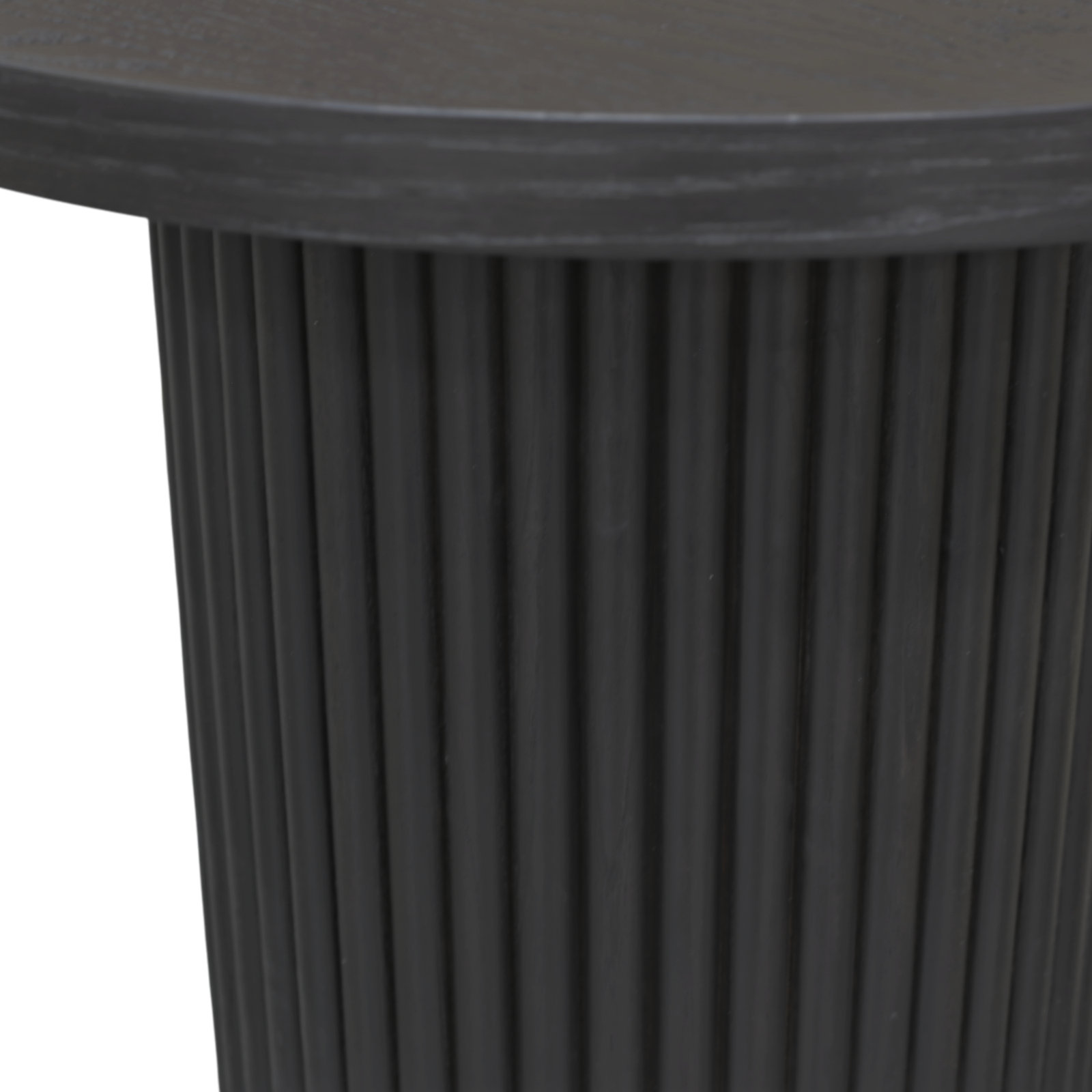 Fairmont Round End Table, Black