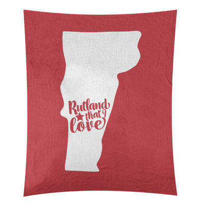 Tapisserie murale «Rutland Vermont Love»