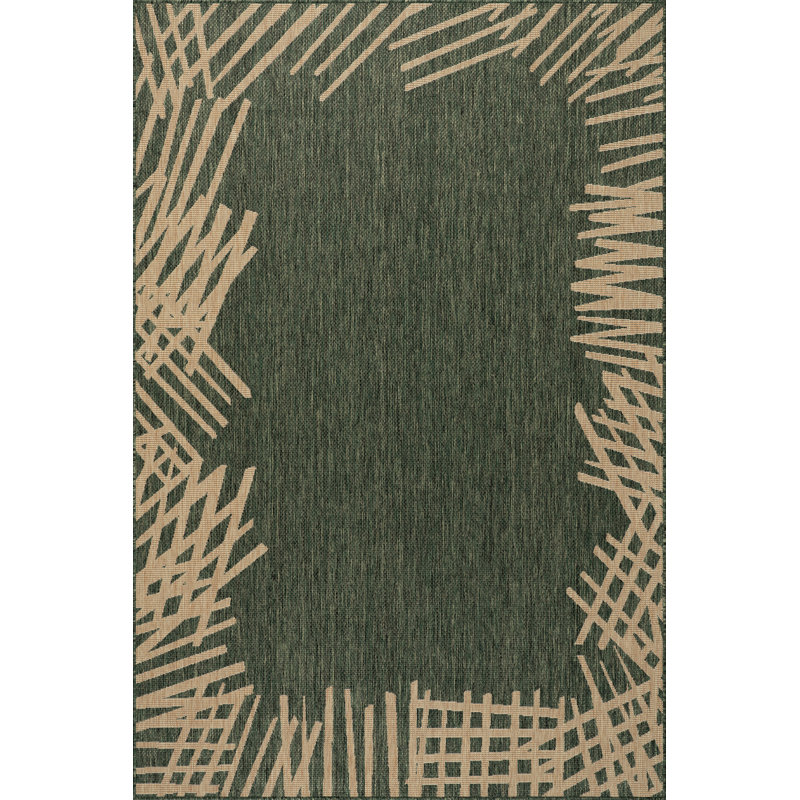  Tapis intérieur / extérieur Anigail, Rectangle 6 pi 7 po x 9 pi