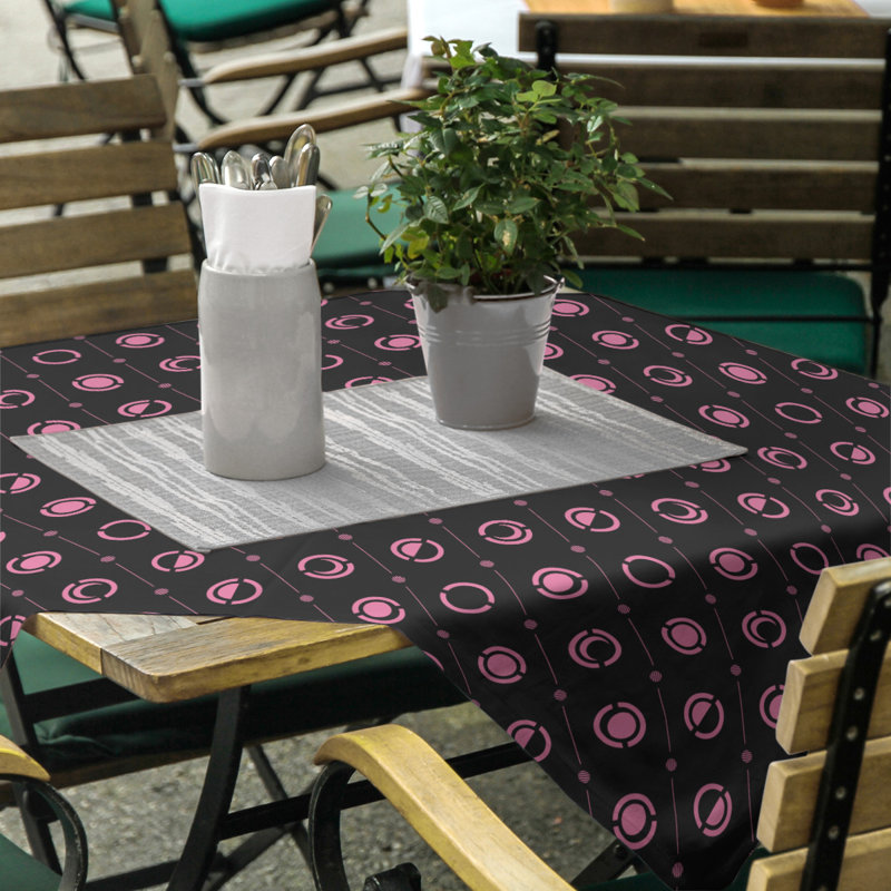 Nappe des phases de lune classiques, Noir/rose