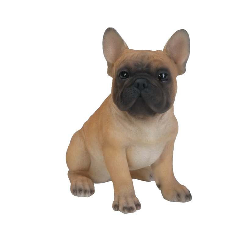 Sitting French Bulldog Puppy Statue