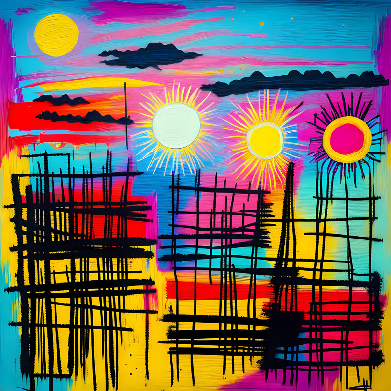 Brighter Days Ahead II, 24" H x 24" W