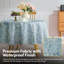 Nappes imprimées en tissu imperméable, housses de table de salle à manger faciles d'entretien par Sweet Home Collection®-122918829-122918831