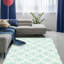 Tapis géométrique en laine Kilim