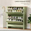 12 Pair Flip Down Shoe Storage