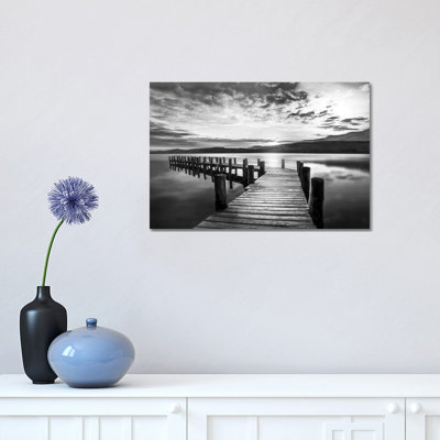 Evening Dock by Mike Calascibetta - Print on Canvas