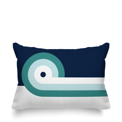 Coussin décoratif intérieur / extérieur Zabo Minimalist Mid-Century