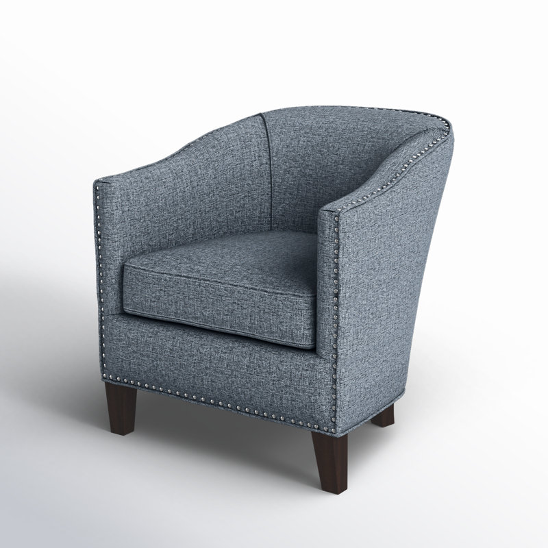 Fauteuil demi-tonneau Fremont, Bleu ardoise