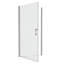Porte de douche pivotante universelle à ouverture 1 3/8 po avec verre trempé de 1/4 po-120178721