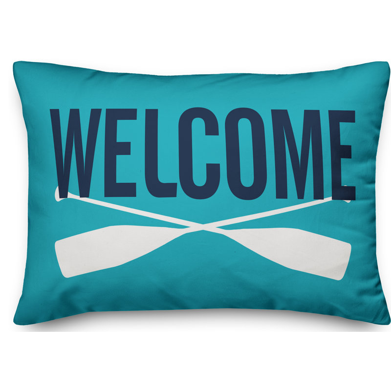 Outdoor Reversible Throw Pillow