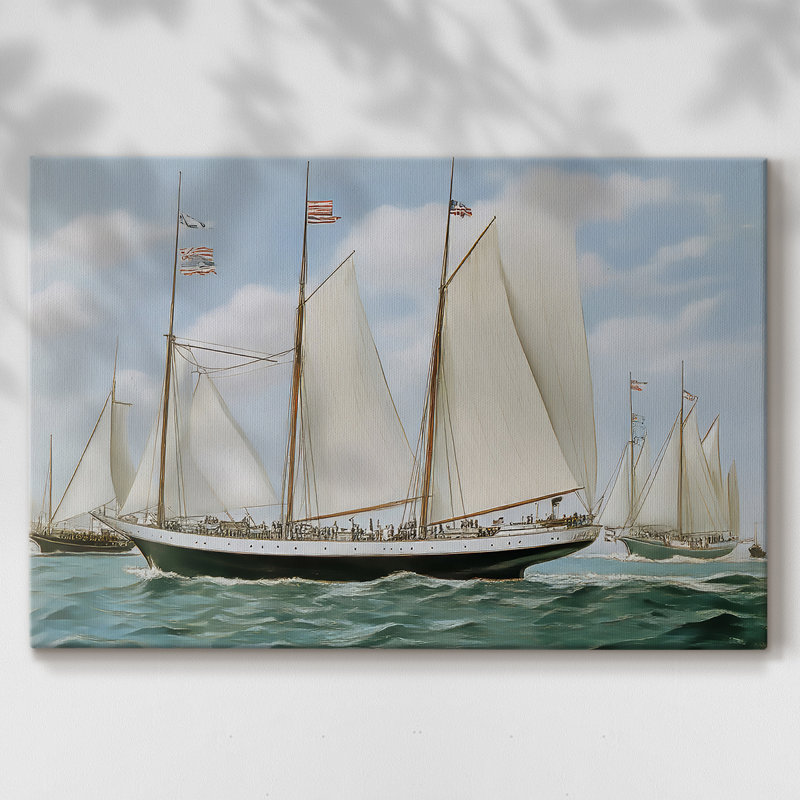 Nautical Series-Cxxxvii -Galerie enveloppée Cavas, 8 x 12