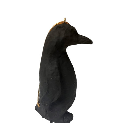 Ornement pingouin maché paper