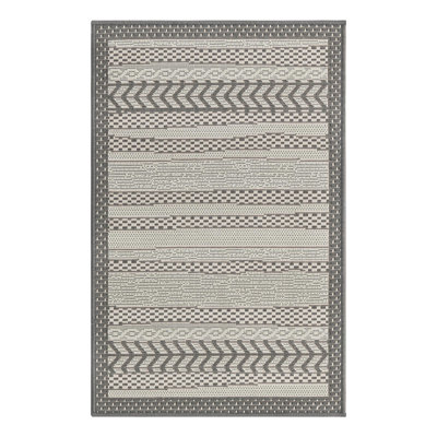 McLellen Striped Indoor / Outdoor Rug