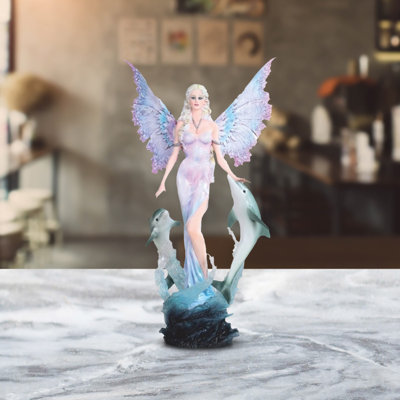 Jishnu 15.75"H Goddess Fairy of the Sea Figurine