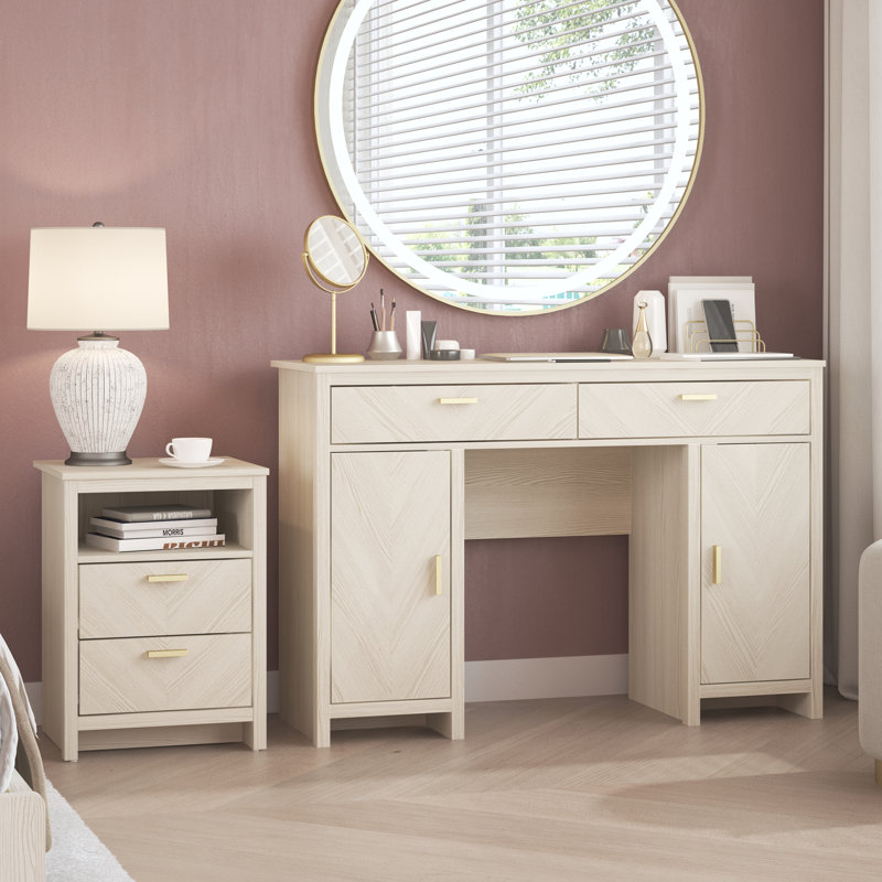 Luxe Bedroom Duo, New White