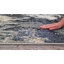Modern Abstract Mottled Rug, Canvas Design, Woven, Grey Blue Yellow Beige-2039521900
