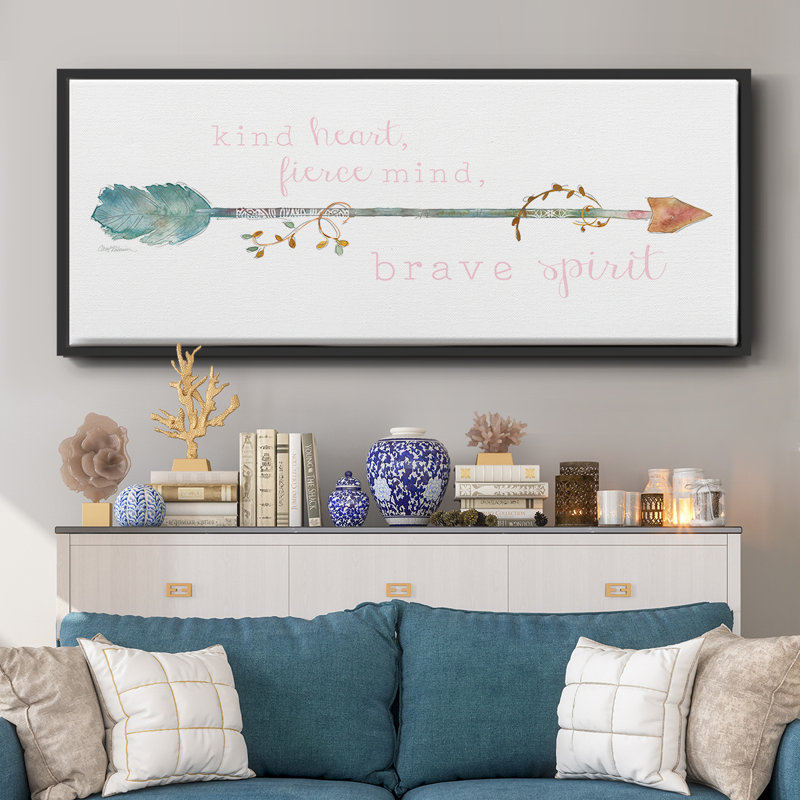 Brave Spirit - toile encadrée, H 20 po x l 50 po