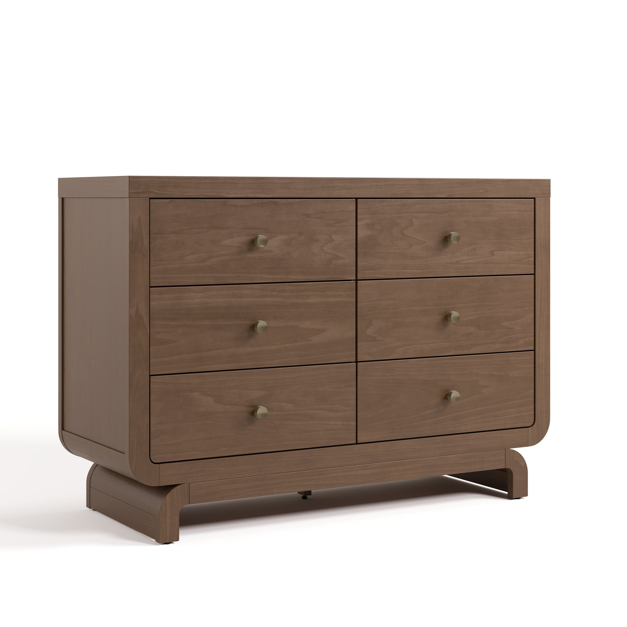 Santorini 6 Drawer Dresser, Hazelnut