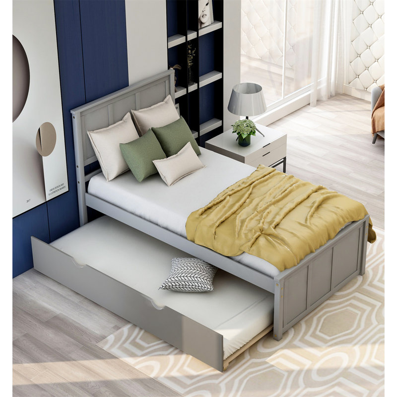 Unadilla Daybed with Trundle Bed, Gray