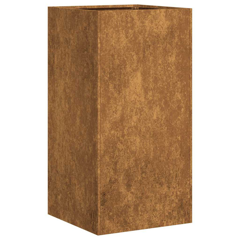 Metal Planter Box, Brown