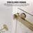 Catalyst 56"- 61" W x 60" H Double Sliding Frameless Shower Door in Brushed Bronze with 3/8" Clear Glass-133662289