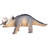 Scaled Jurassic Triceratops Dinosaur Statue