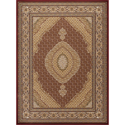 Manchester GC_HER5004 Red 5 ft. 3 in. x 7 ft. 3 in. Area Rug