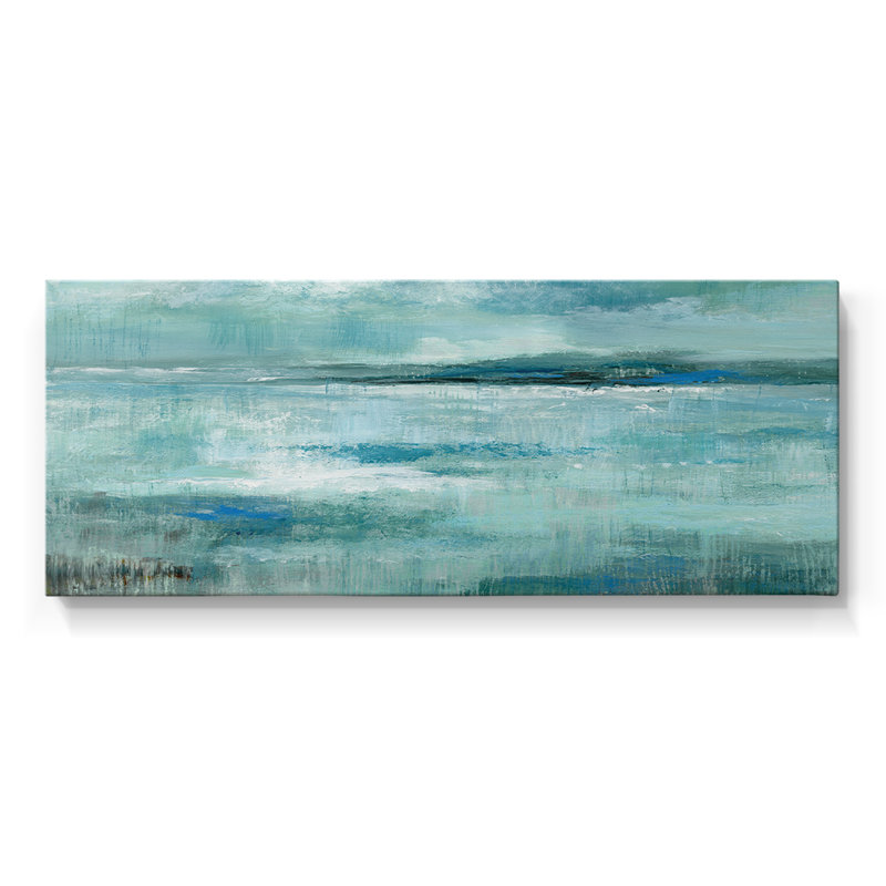 Vue de l'île - Toile tendue avec châssis - Prêt à accrocher, H 20 po x l 50 po