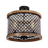 Crystal LED Semi Flush Mount