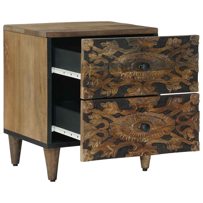 Solid Wood Bedside Table