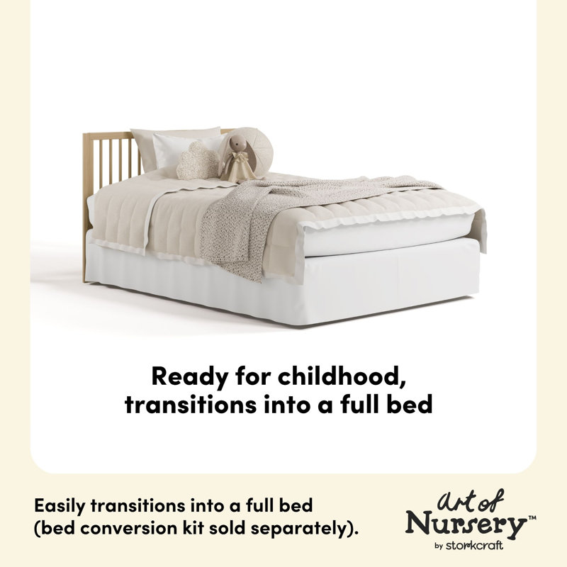 Storkcraft Casablanca Deluxe 5-In-1 Convertible Crib, Driftwood