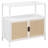 Kenneth White 2-Door Radio Weave Accent Cabinet