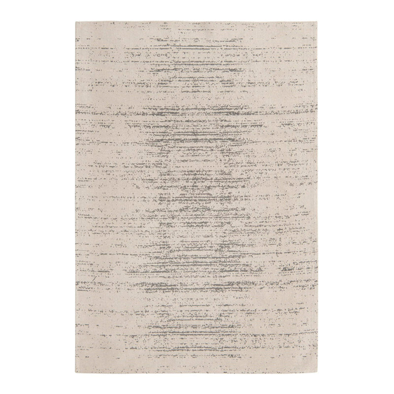 Cotton Abstract Indoor Rug, Rectangle 5' x 7'2"