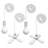 4 Piece Fan and Light Bulb Shaped Ceiling Fan Pull Chain Set-38847286