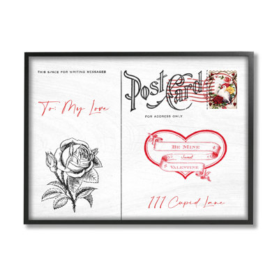 " To My Love Valentines Postcard " by Lil' Rue
