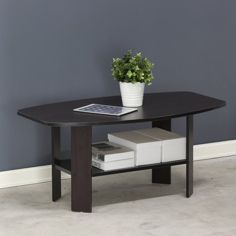 Castlewood Coffee Table with Storage, Dark Walnut