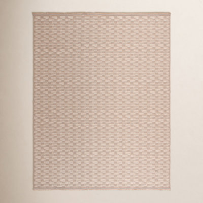 Eloi Natural Ivory Checkered Jute Rug
